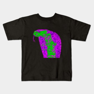 The purple cobra Kids T-Shirt